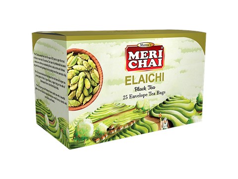 Meri Chai Elaichi Black Tea - Cardamom, 50 g