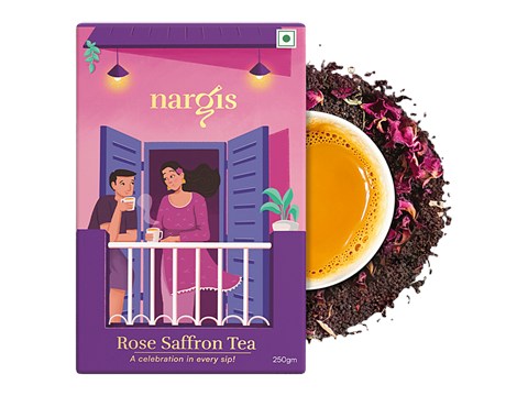 Nargis Rose Saffron Chai, 250 g