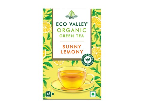 Eco Valley  Sunny Lemony Organic Green Tea, 42.5 g
