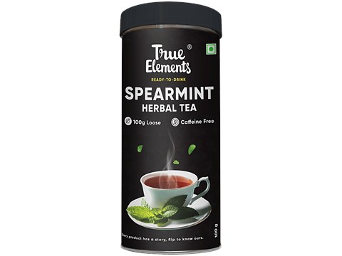 True Elements Spearmint Herbal Tea, 100 g