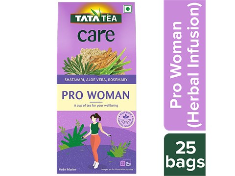 Tata Tea Care  Pro Woman Herbal Infusion Green Tea - With Shatavari, Aloe Vera & Rosemary, 35 g