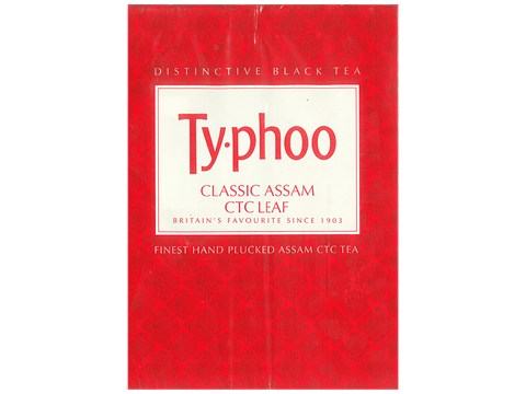 Typhoo Classic Assam CTC Leaf Tea - Finest Hand Plucked, Refreshing Flavour, 250 g