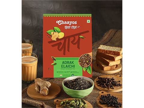 Chaayos Adrakh Elaichi Instant Chai Tea, 250 g