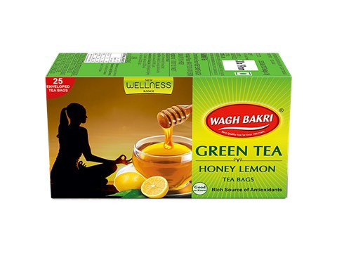 Wagh Bakri Green Tea - Honey Lemon, 37.5 g