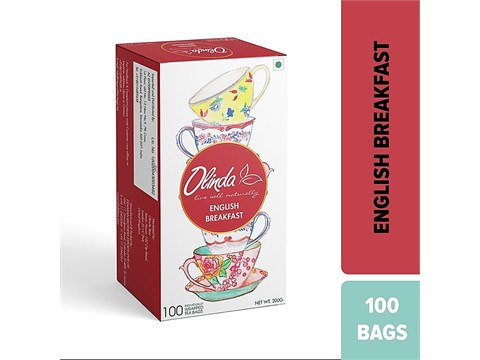 Olinda English Breakfast Tea - Exquisite Blend Of Finest Black Teas, Live Well Naturally, 200 g