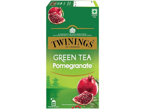 Twinings Green Tea - Pomegranate, 50 g