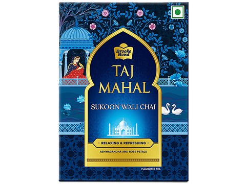 Taj Mahal Sukoon Wali Chai - Tea With Ashwagandha & Rose Petals, 250 g