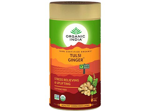 Organic India Tulsi Ginger Tea, 100 g