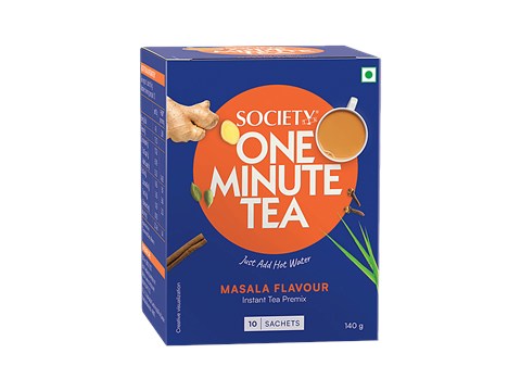 Society One Minute Instant Tea Premix - Masala Flavour, 140 g