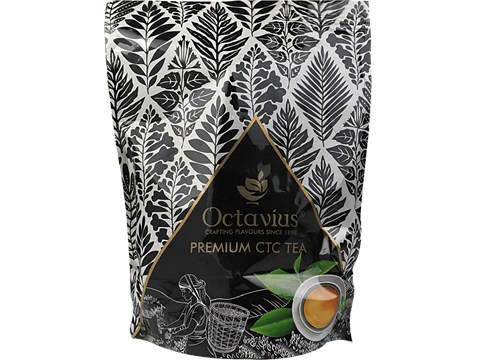 Octavius Premium CTC Black Tea - Strong, Aromatic & Refreshing, 1 kg