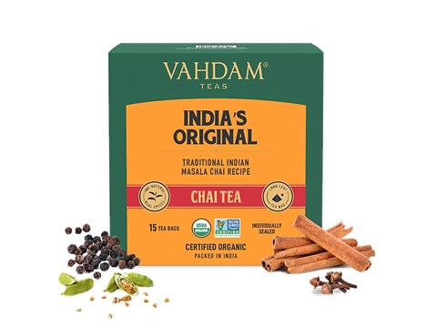 Vahdam India's Original Masala Long Leaf Chai, 30 g