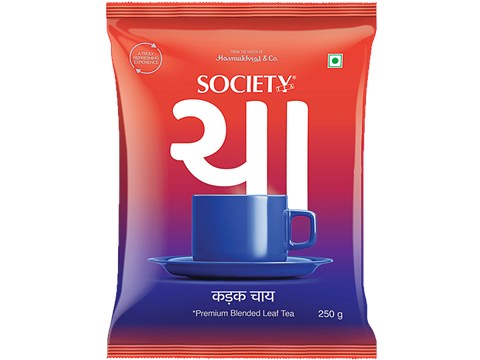 SOCIETY TEA Kadak Premium Blended Leaf Tea - Rich Aroma & Taste, 250 g