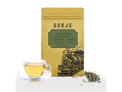 Dorje Second Flush Darjeeling Green Tea - Mild Flavour, Rich In Antioxidants, 100 g