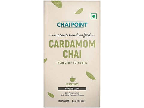 Chai Point Instant handcrafted Cardamom/Elaichi Tea Premix, No Added Sugar, 80 g