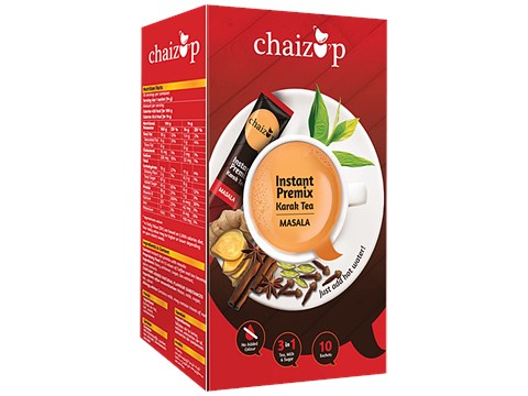 Chaizup Instant Premix Karak Masala Tea - Just Add Hot Water, 14 g