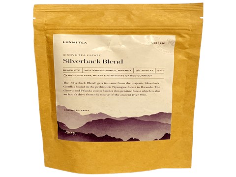 Luxmi Tea Silverback Blend - With Hints Of Red Currant, Rich, Buttery & Nutty Flavour, 250 g