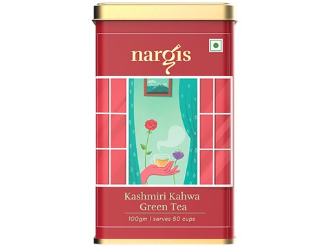 Nargis Kashmiri Kahwa Green Tea, 100 g