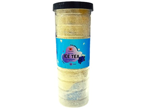 TEAOLOGY Instant Ice Tea-In-Cup - Blueberry, Amazing Taste, Refreshing Drink, 19 g