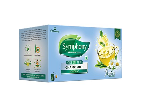 Goodricke Symphony Soothing Green Tea - Chamomile, For Active Lifestyle, Mind, Body & Soul, 37.5 g