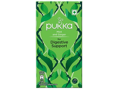 Pukka Mint Ginger Herbal Infusion Bags For Digestive Support, 30 g
