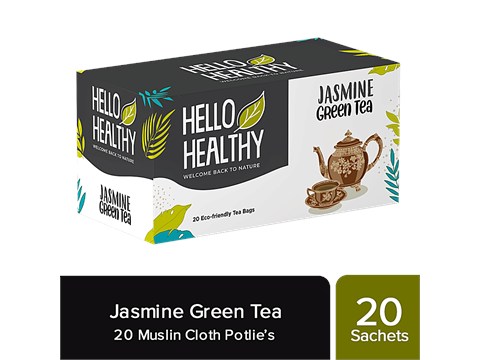 Hello Healthy Jasmine Green Tea, 40 g