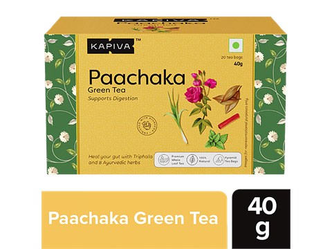 Kapiva Paachaka Green Tea - Supports Digestion, 40 g