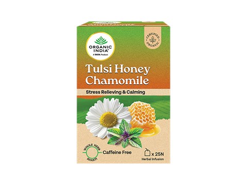 Organic India Tulsi Honey Chamomile Tea, 43.5 g
