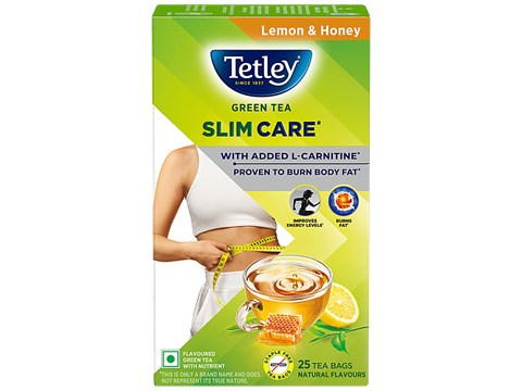 Tetley Slim Care Lemon & Honey Green Tea, 42.5 g