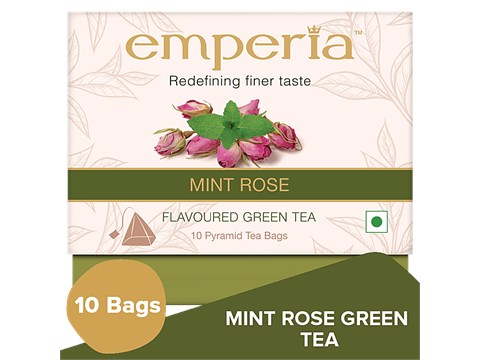 emperia Flavoured Green Tea - Mint Rose, 20 g