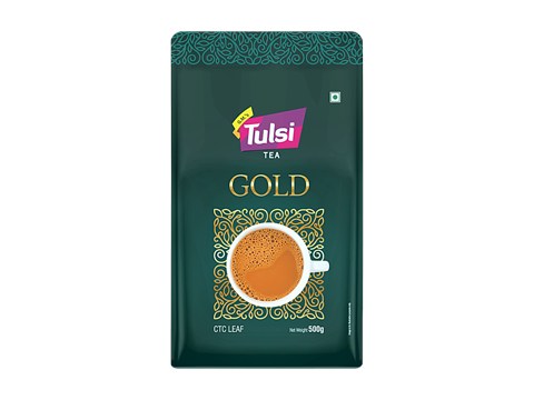 Tulsi Tea Tulsi Gold Tea CTC Leaf/Chai Patti, 500 g