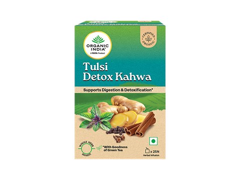 Organic India Tulsi Detox Kahwa Tea, 62.5 g