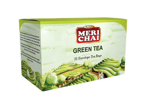 Meri Chai Envelope Green Tea Bags, 50 g