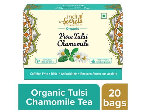 indiSecrets Pure Tulsi Chamomile Tea, 36 g