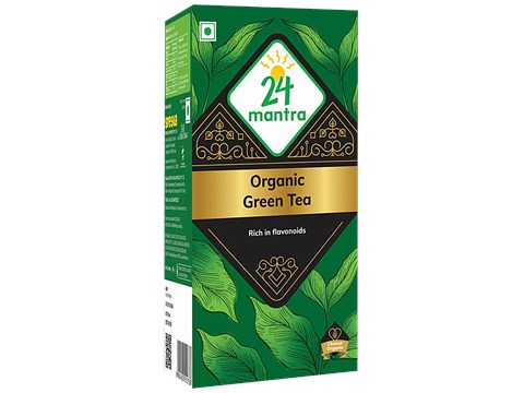 24 Mantra Organic Green Tea, 100 g