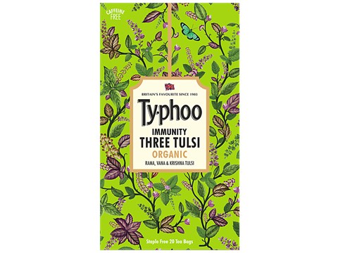 Typhoo Immunity Three Tulsi Organic Tea, 30 g