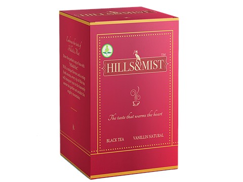 Hills & Mist Black Tea - Vanillin Natural Flavoured, 125 g