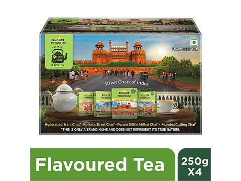 Tata Tea Premium Street Chais Of India - Assorted Flavours, 250 g
