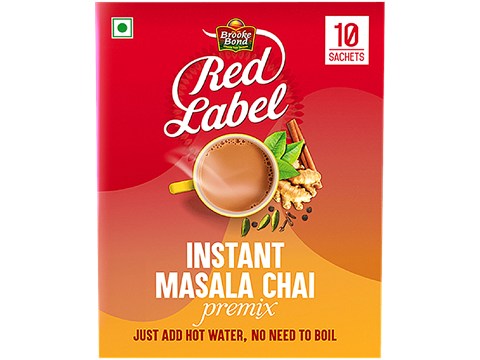 Red Label Instant Masala Chai Premix, 130 g