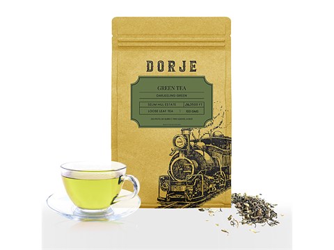 Dorje Green Tea Darjeeling Green Tea - With Light Flavour, 100 g