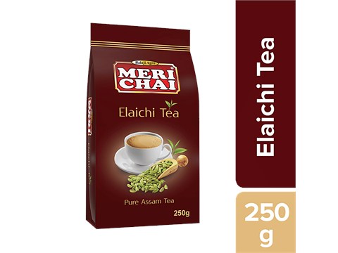 Meri Chai Elaichi Tea - Assam, Cardamom Flavour & Aroma, 250 g