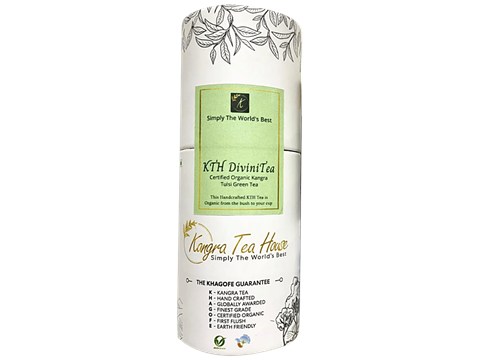 Kangra Tea House Divini Tea - Certified Organic Kangra Tulsi Green Tea, Boosts Immunity, Energy, 100 g