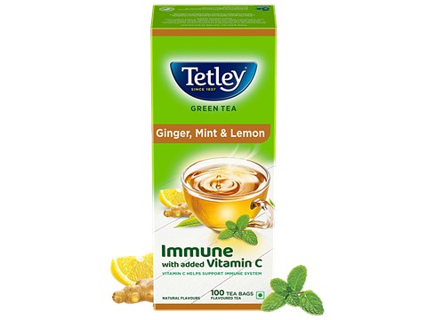 Tetley Ginger Mint & Lemon Green Tea, 140 g