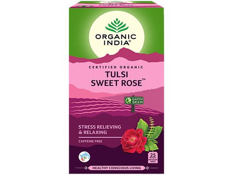 Organic India Infusion Tea - Tulsi Sweet Rose, 40 g