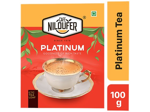 Cafe Niloufer Platinum Tea - Premium Blend, 100 g