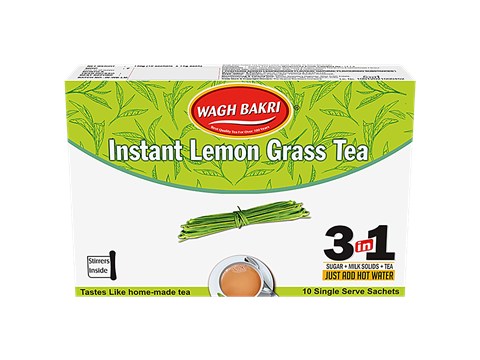 Wagh Bakri Instant Premix Tea - Lemon Grass, 140 g