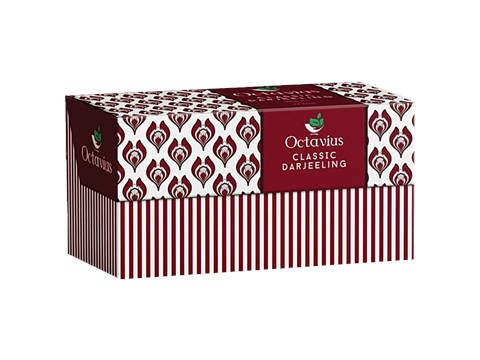 Octavius Classic Darjeeling Black Tea - Strong, Aromatic & Refreshing, 15 g