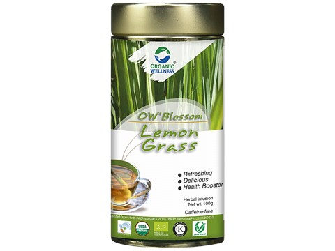 Organic Wellness Lemongrass Tea - Boosts Immunity, Refreshing, 100 g