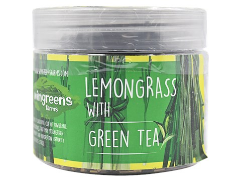 Wingreens Farms Lemongrass With Green Tea, 60 g