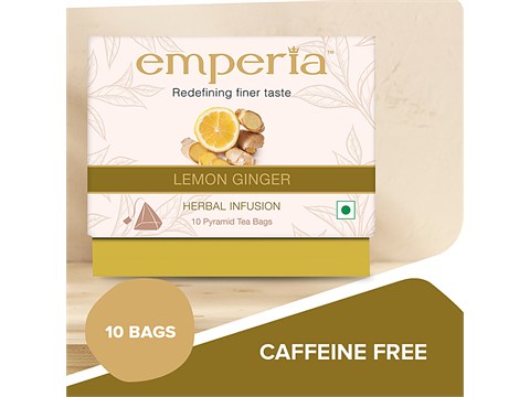 emperia Lemon Ginger Herbal Infusion Tea, 20 g