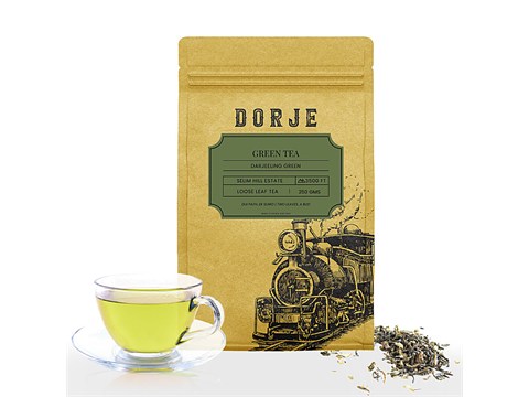 Dorje Monsoon Flush Darjeeling Green Tea - With Light Flavour & Sweet After Taste, 250 g